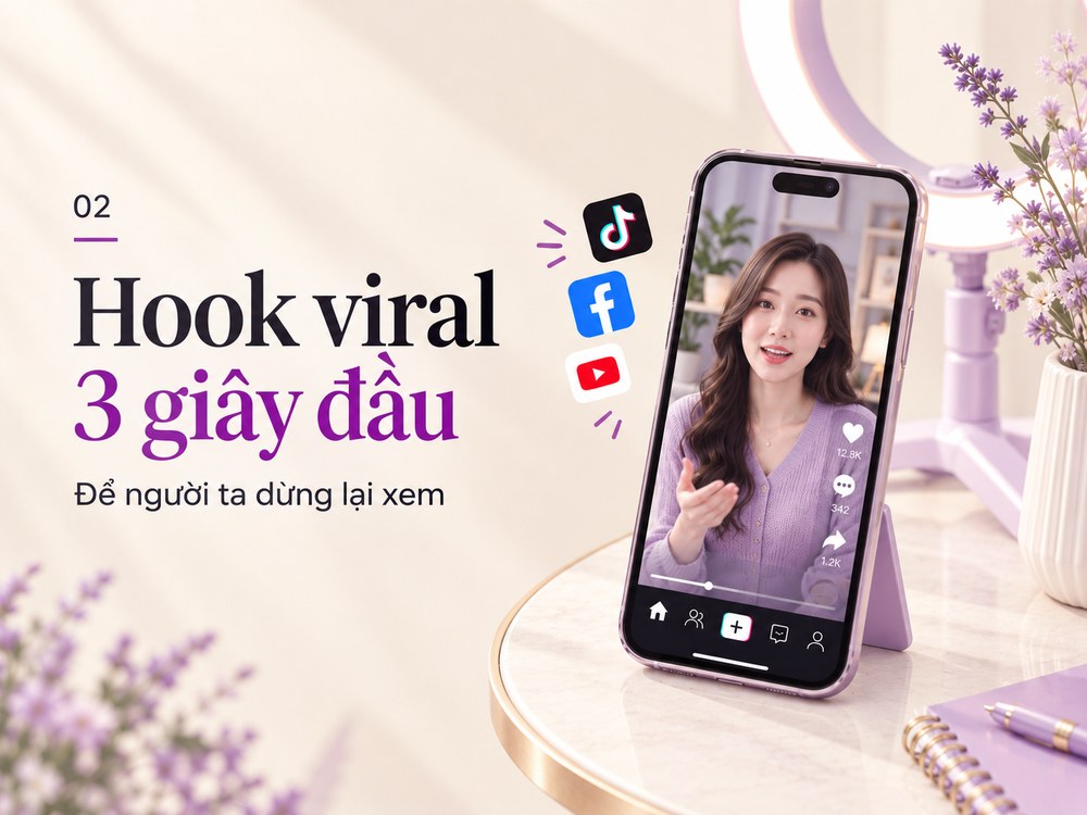 Hook viral cho 3 giây đầu