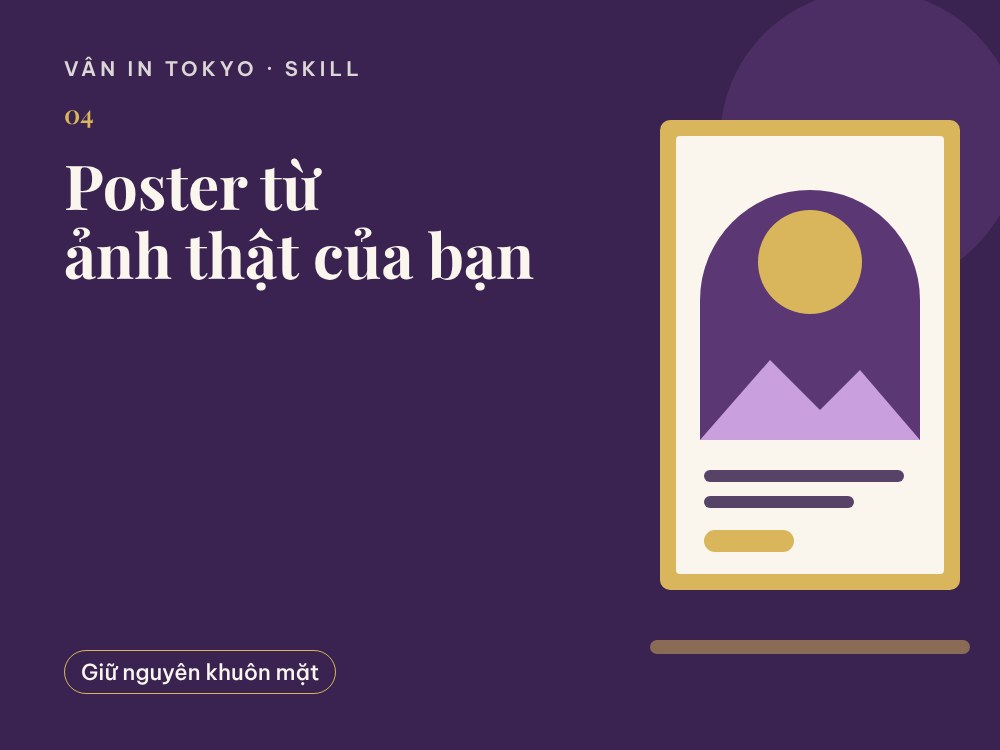 Poster từ ảnh thật của bạn